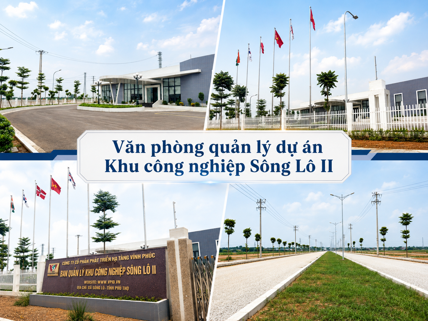 Văn phòng Ban Quản lý KCN Sông Lô 2 cũng đã xong và đưa vào sử dụng