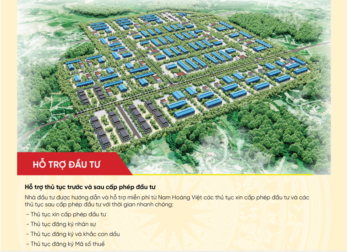 Phối cảnh quy hoạch của Cụm công nghiệp và các hỗ trợ của Chủ đầu tư cho các nhà đầu tư khi vào đầu tư tại CCN Phú Hộ - Tỉnh Phú Thọ