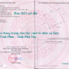 Bán 2823 m2 đất dự án nhà hàng trung tâm tiệc cưới tổ chức sự kiện ở Phường Vĩnh Phúc - Tỉnh Phú Thọ với mật độ xây dựng 40% và được xây 03 tầng